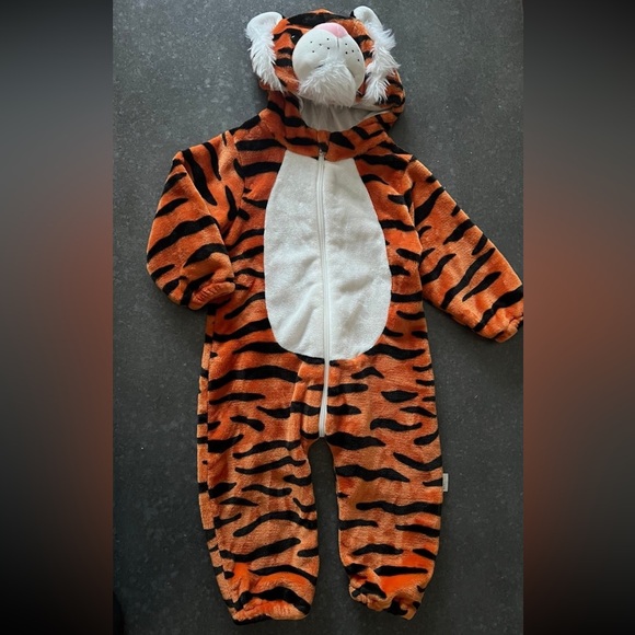Baby tiger Halloween orange toddler costume - Picture 3 of 5